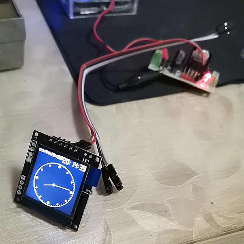 1.3" Color LCD Music Spectrum Module — Dynamic EQ Output (eZ族)