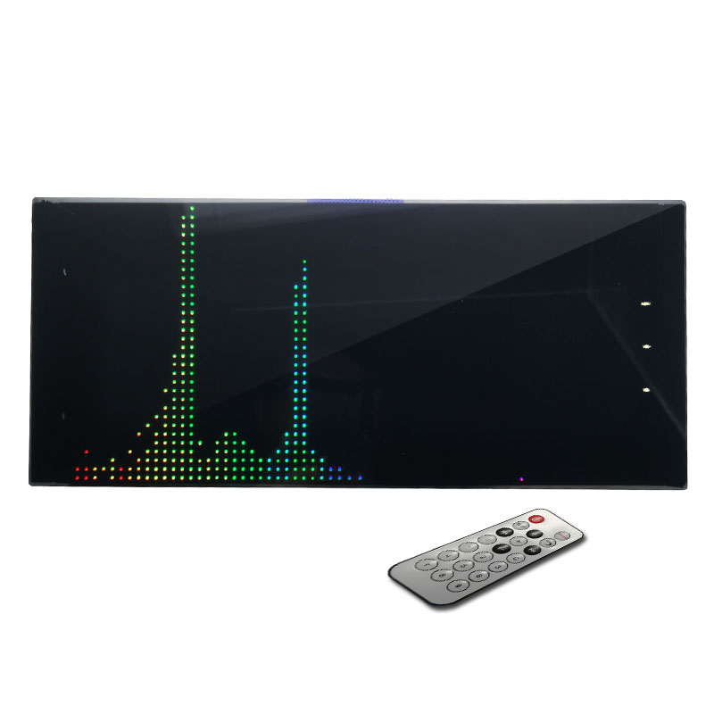 P4 Full-Color 64-Band LED Music Spectrum (USB-5V, Touch, IR Remote, Stainless) thumbnail 6