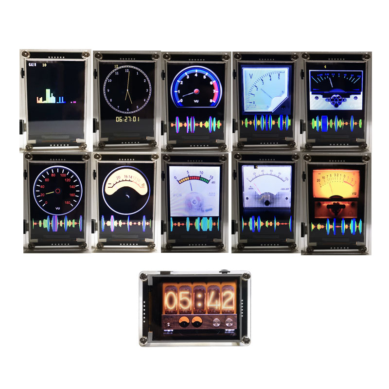 Virtual Nixie Sound-Activated VU Meter — 2.4" Color LCD thumbnail 10